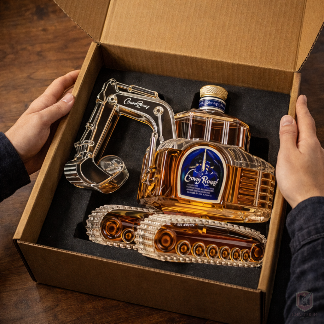 Whiskykaraff – Grävmaskinsutgåva