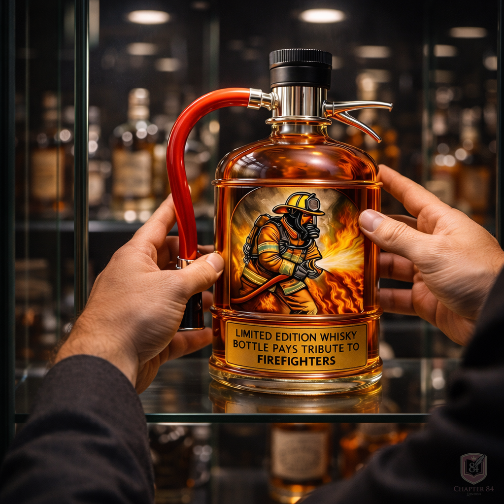 Whiskykaraff - Brandsläckarutgåva