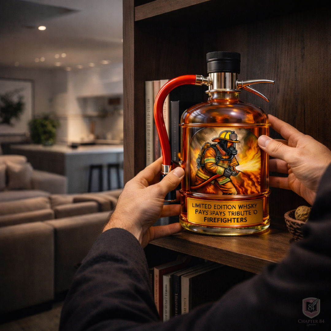 Whiskykaraff - Brandsläckarutgåva