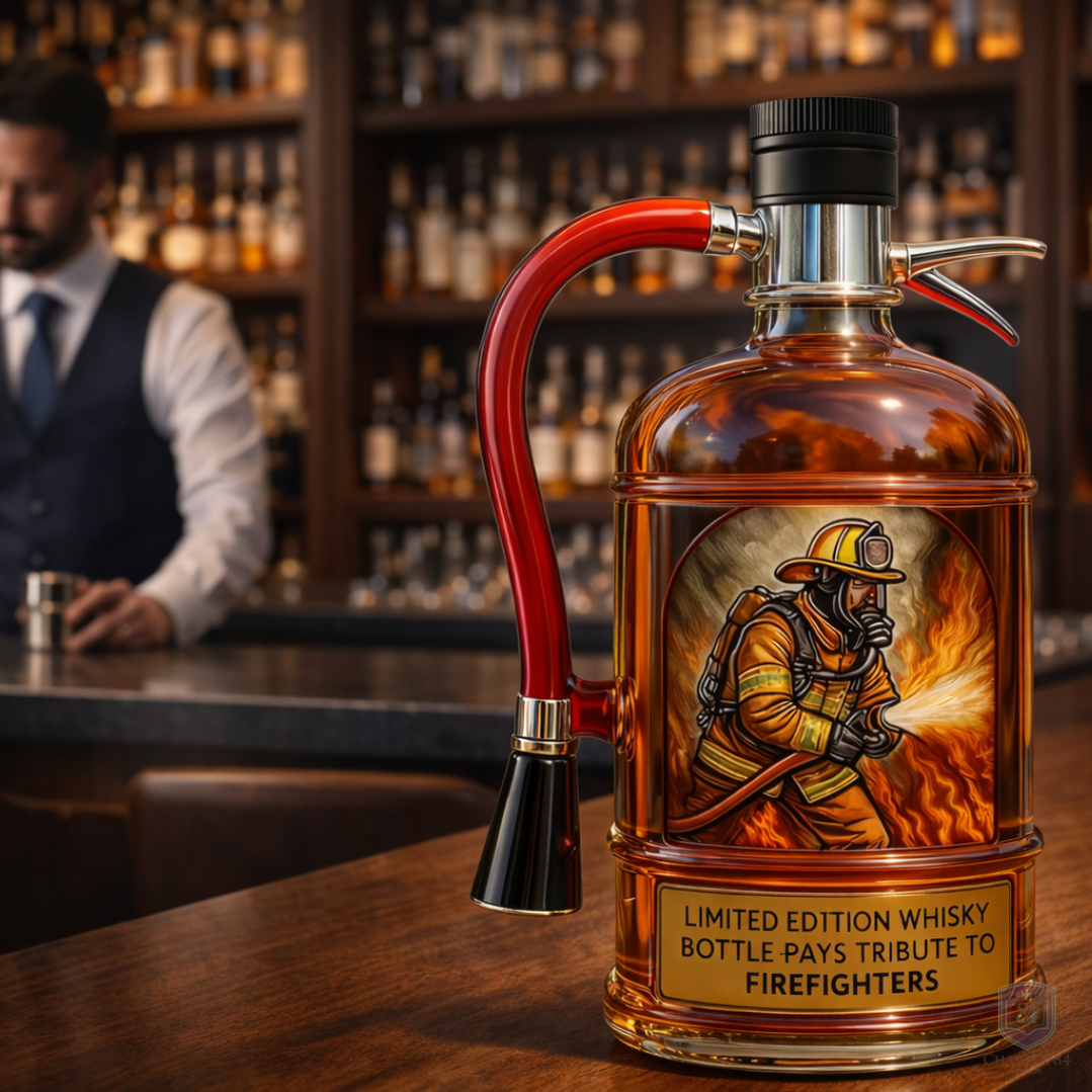 Whiskykaraff - Brandsläckarutgåva