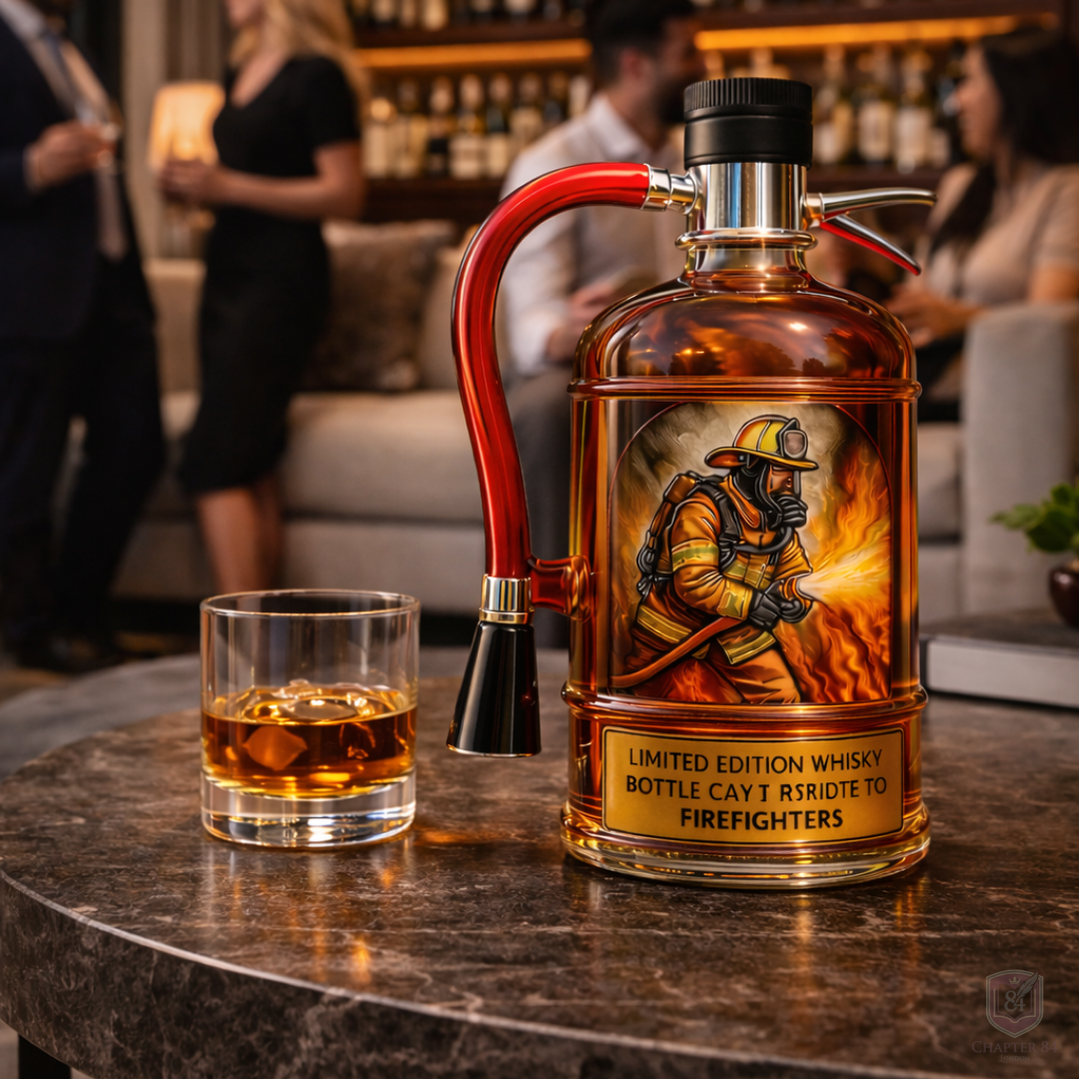 Whiskykaraff - Brandsläckarutgåva