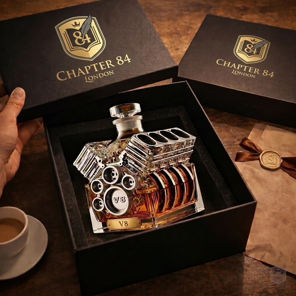 Whiskykaraff – V8-motorutgåva