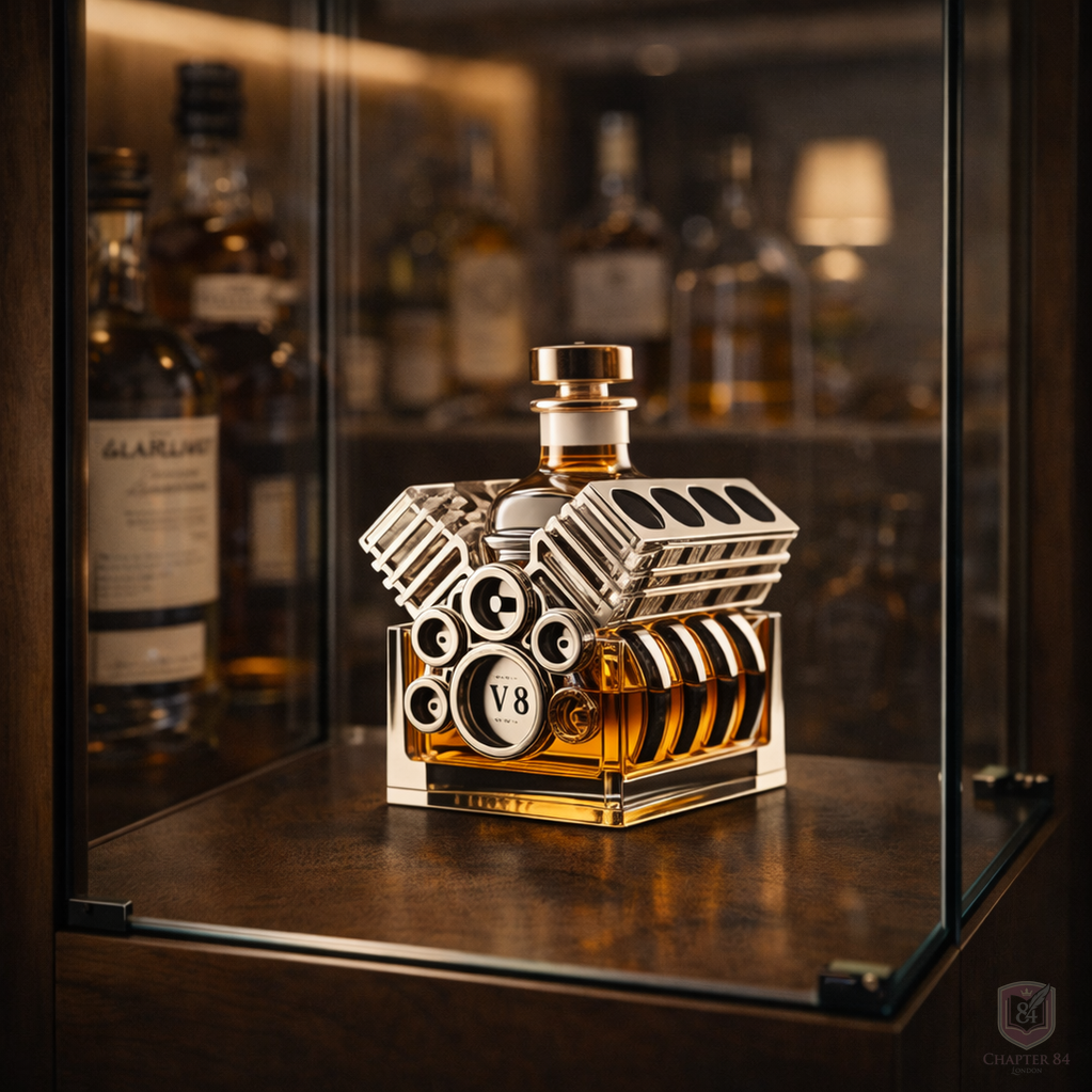 Whiskykaraff – V8-motorutgåva