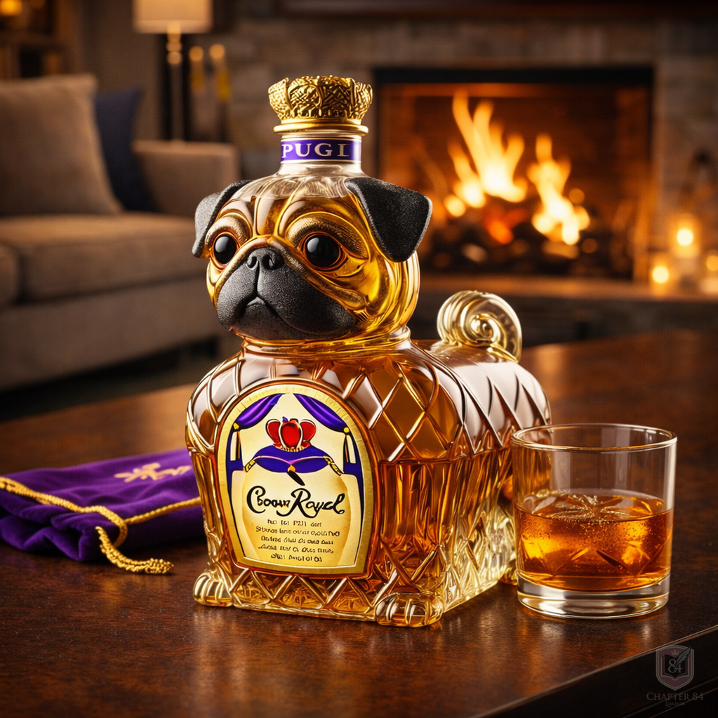 Whiskykaraff – Fransk Bulldogg-utgåva