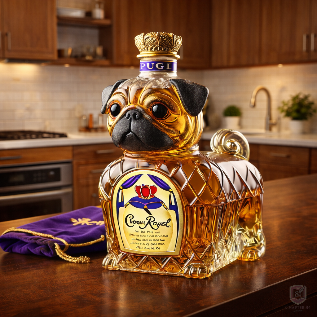Whiskykaraff – Fransk Bulldogg-utgåva