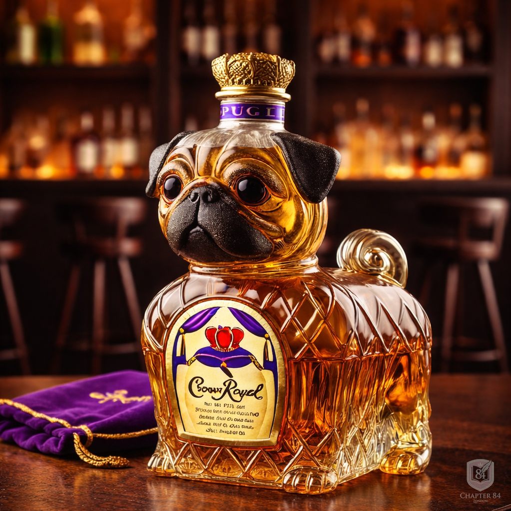 Whiskykaraff – Fransk Bulldogg-utgåva