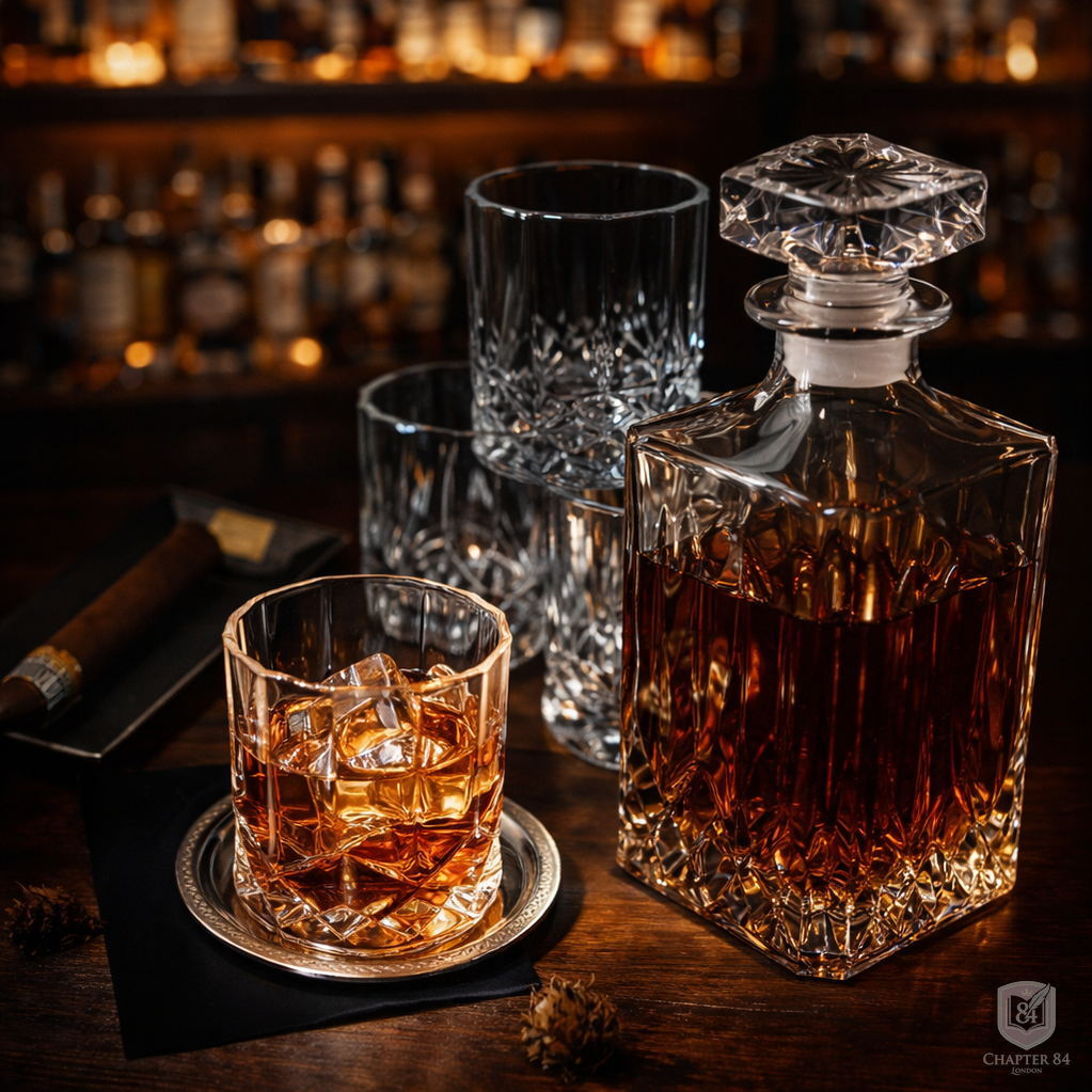 Whisky Decanter - Set with Bottle and Glasses