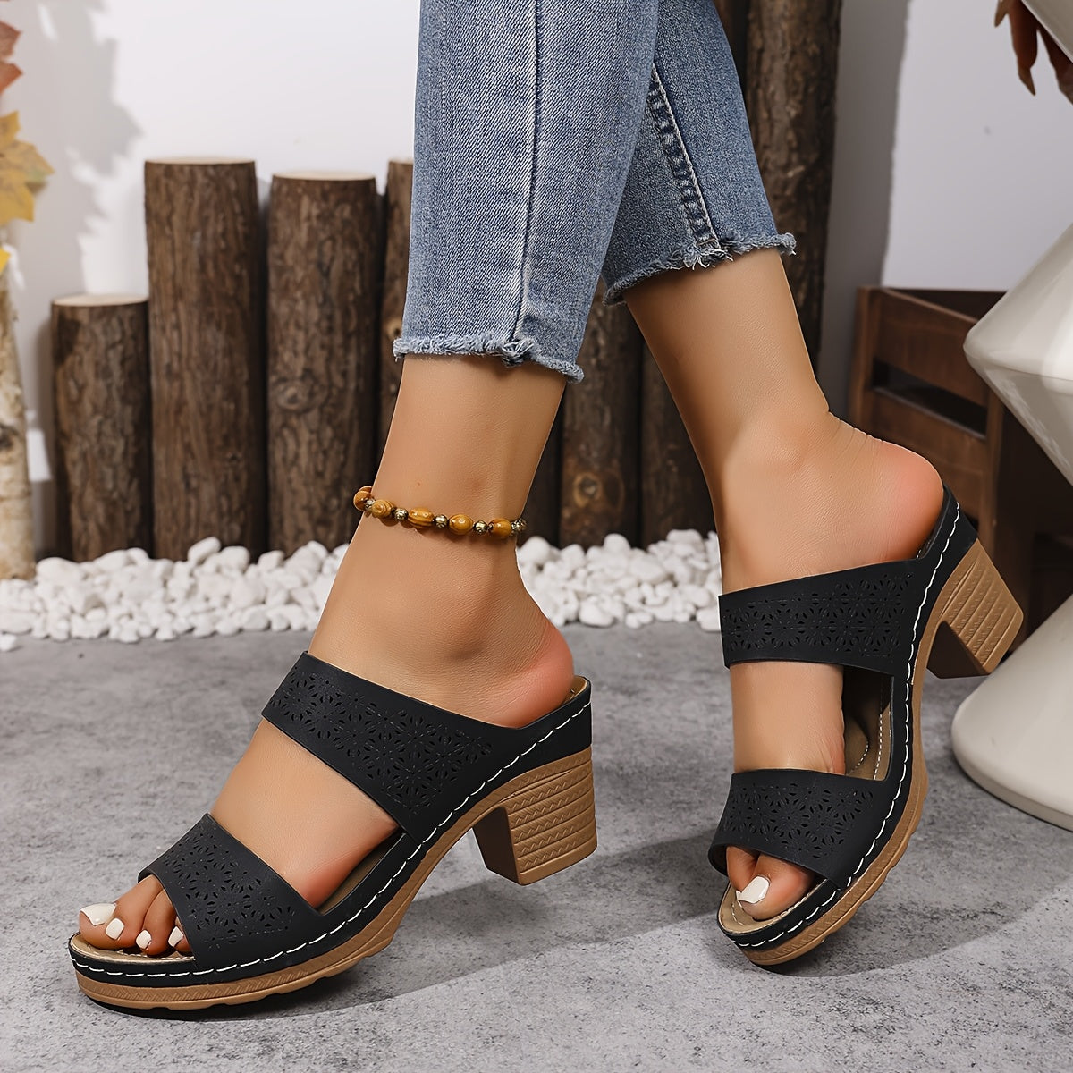 Inès | Eleganta Ortopediska Sandaler Komfort