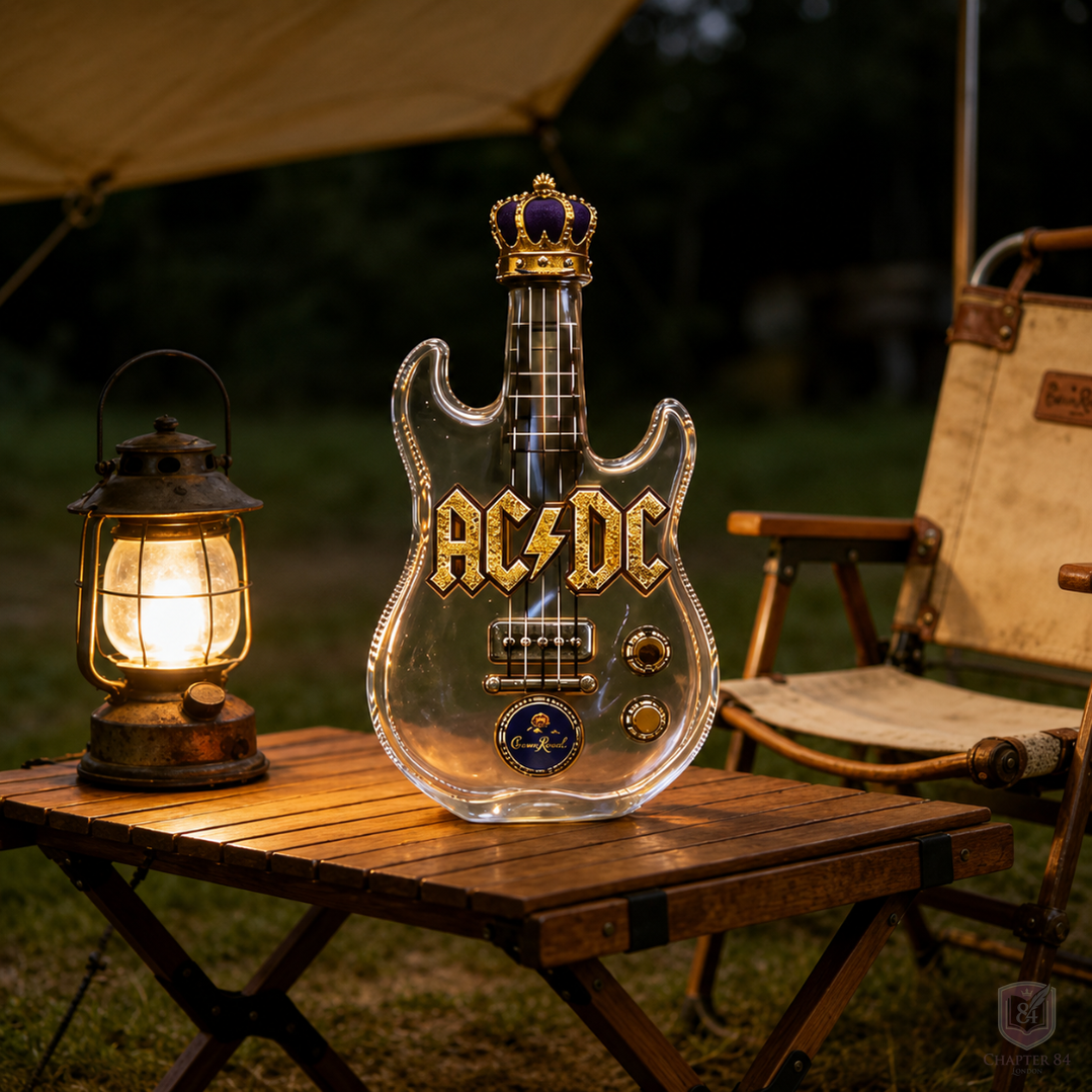 Whiskyflaska - AC/DC-gitarrutgåva
