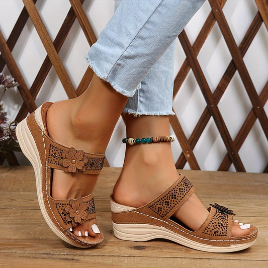 Rosalie | Bekväma sandaler med kilklack