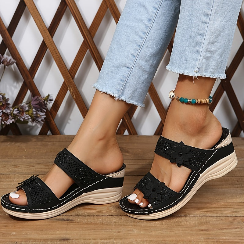 Rosalie | Bekväma sandaler med kilklack