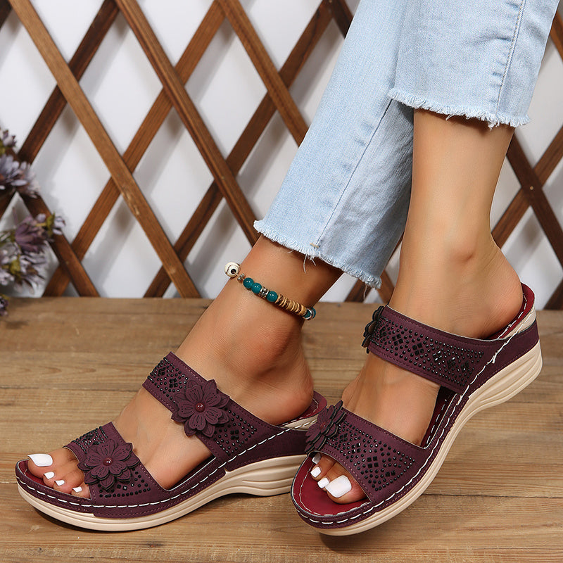 Rosalie | Bekväma sandaler med kilklack