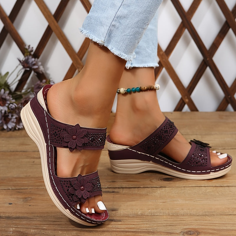 Rosalie | Bekväma sandaler med kilklack