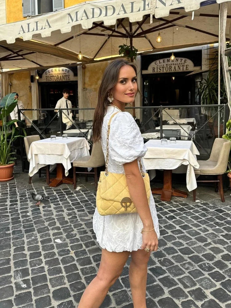 ALMA | Puff Mini Dress