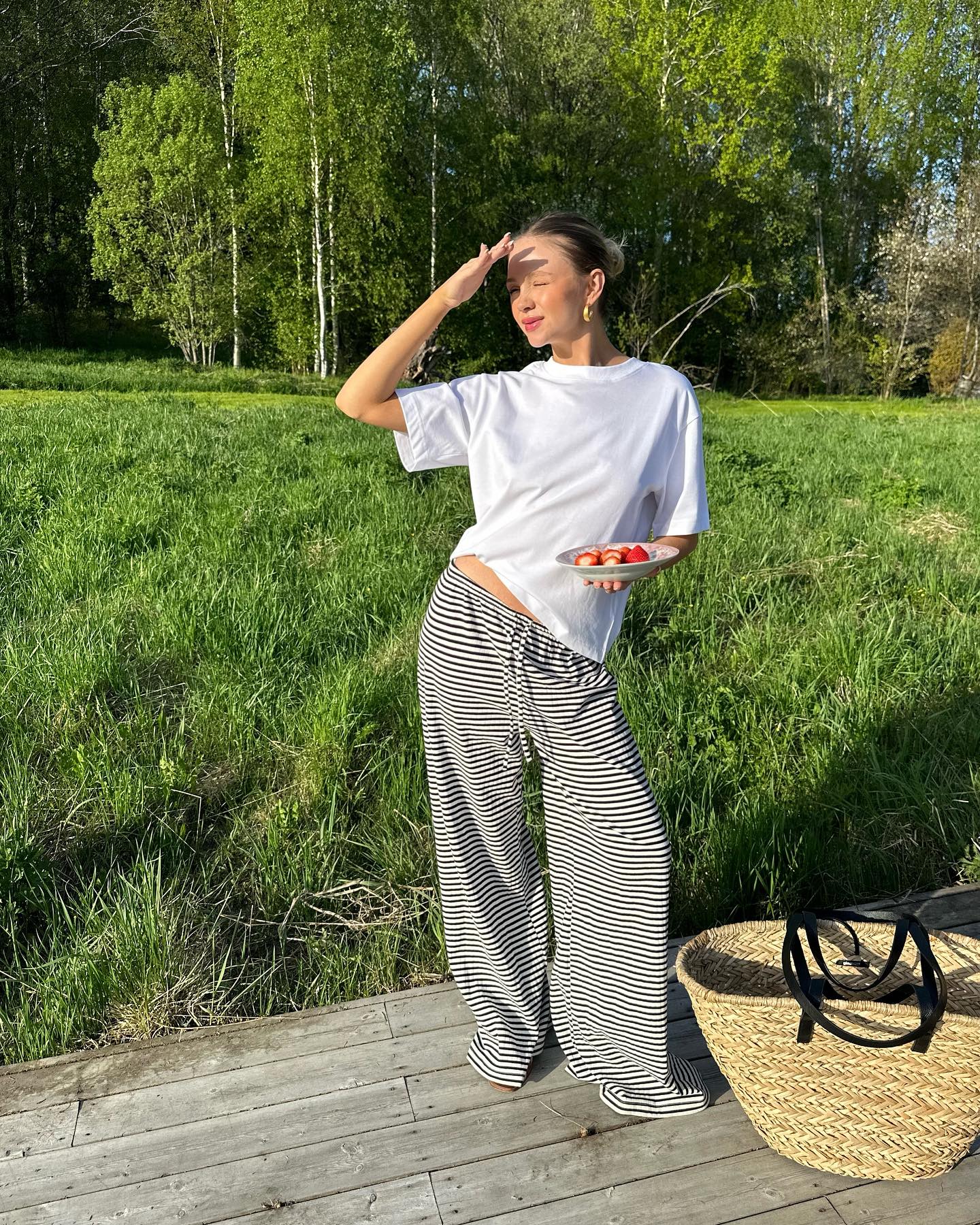 ALMA | Striped Pants