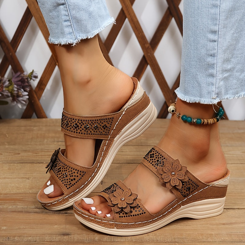 Rosalie | Bekväma sandaler med kilklack