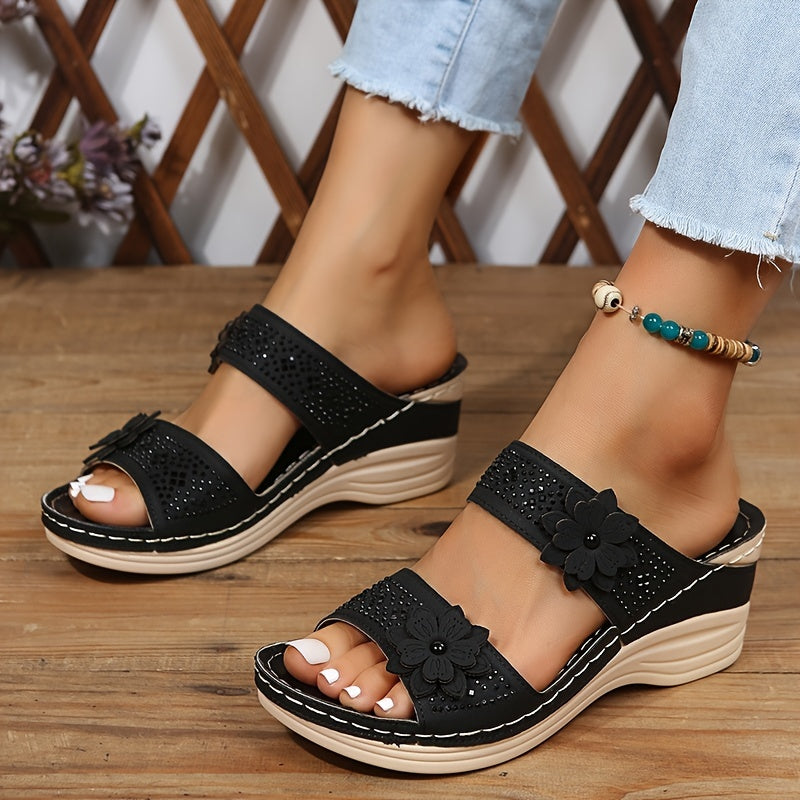 Rosalie | Bekväma sandaler med kilklack