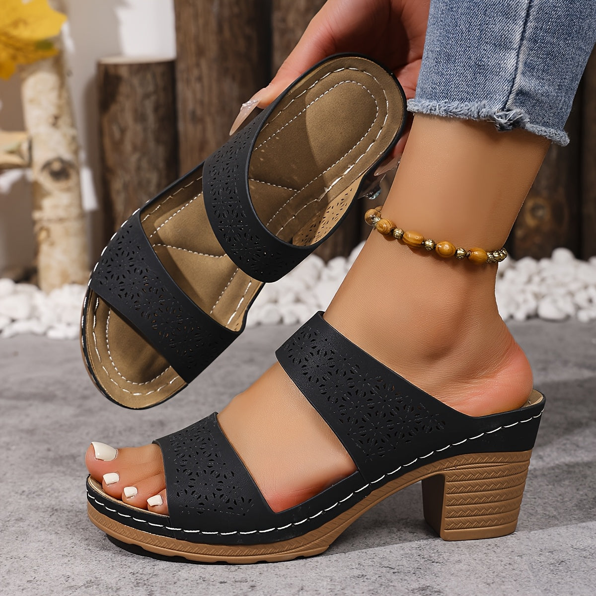 Inès | Eleganta Ortopediska Sandaler Komfort