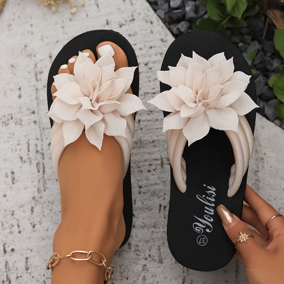 Livia | Eleganta blomsandaler