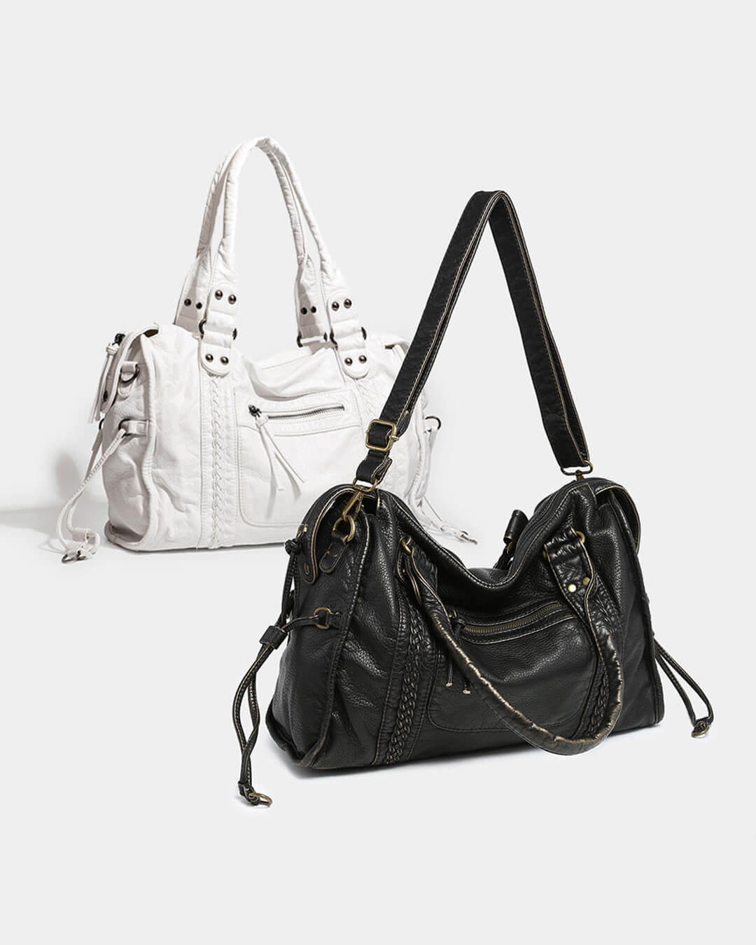 ALMA | Vintage Weave Shoulder Bag